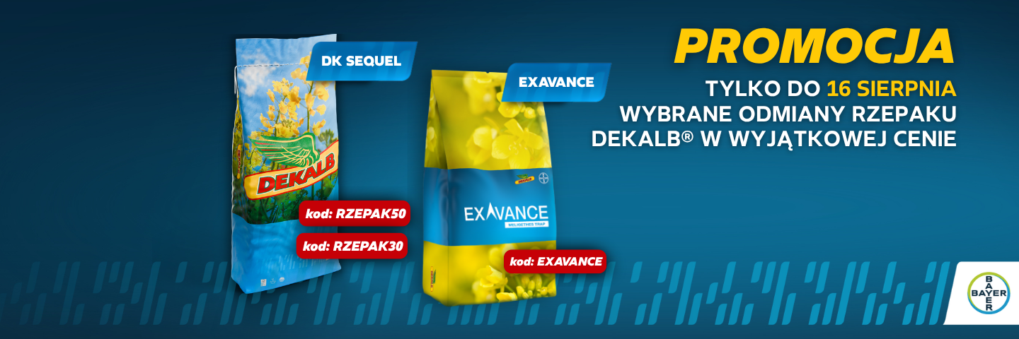 baner promo na rzepak Sequel i Exavance
