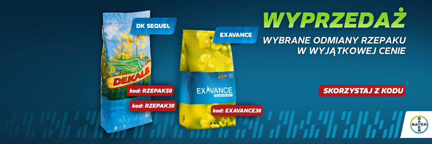 baner promo na rzepak Sequel i Exavance