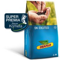 packshot, grafika worka z nasionami odmiany DK Excited