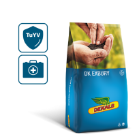 packshot, grafika worka z nasionami rzepaku DEKALB odmiany DK Exbury